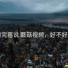 用完再说 蘑菇视频，好不好用