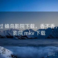 对比过 蜂鸟影院下载，香不香，蜂鸟影院 mkv 下载