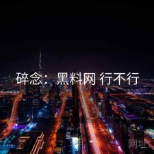 碎念：黑料网 行不行