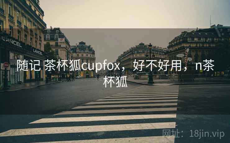 随记 茶杯狐cupfox,好不好用,n茶杯狐 第1张 随记 茶杯狐cupfox,好不好用,n茶杯狐 第1张